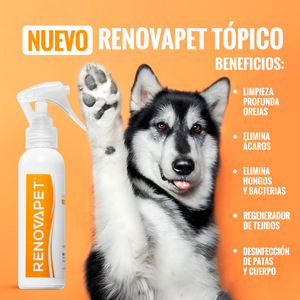 🐾 RENOVAPET TÓPICO- Solución Dérmica Para Animales 🐶🐱🐎